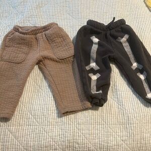 2 Zara sweat pants size 2-3 years